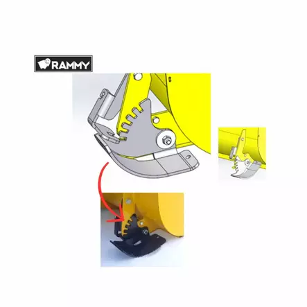 PIKASÄÄDETTÄVÄT SUKSET MÖNKIJÄN RAMMY LUMILINKO - Mönkijän lumilingot - 32950 - 1