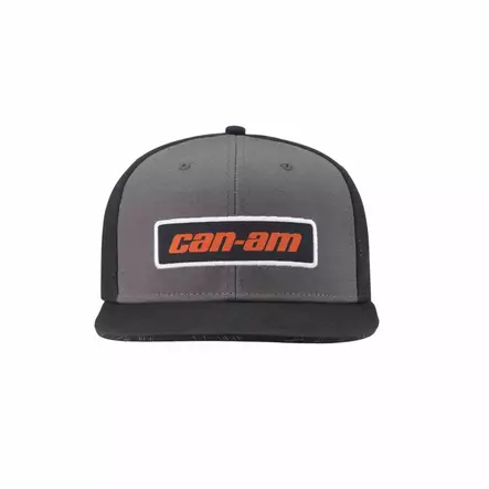 CAN-AM LIPPIS FLAT CAP HARMAAMUSTA - Can-Am lippalakit ja pipot - 21700 - 1