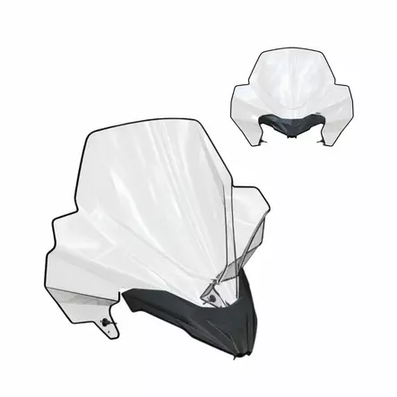 TUULILASISARJA EXTRA KORKEA 63,5CM LYNX REX2 - Lynx tuulensuojaus ja peilit - 10250 - 1