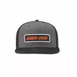 CAN-AM LIPPIS FLAT CAP HARMAAMUSTA - Can-Am lippalakit ja pipot - 21700 - 1