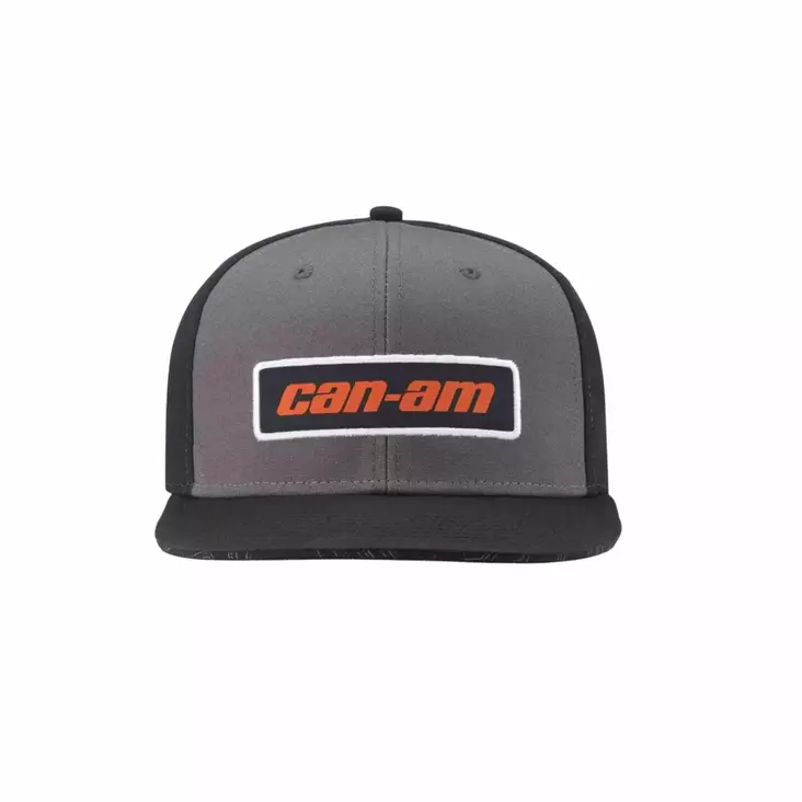 CAN-AM LIPPIS FLAT CAP HARMAAMUSTA - Can-Am lippalakit ja pipot - 21700 - 1