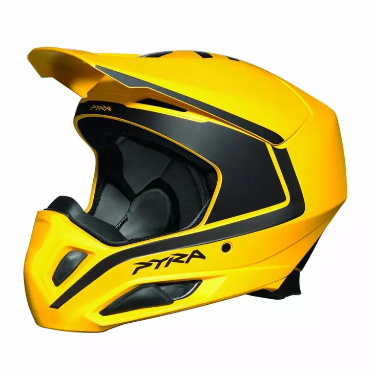 PYRA CROSSIKYPÄRÄ (DOT/ECE) KELTAINEN - Lynx kypärät - 28740 - 1