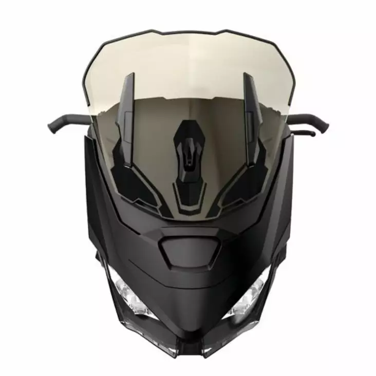 SÄÄDETTÄVÄ TUULILASI KORKEA 48,5 - 58,5 CM - Lynx tuulensuojaus ja peilit - 15520 - 1