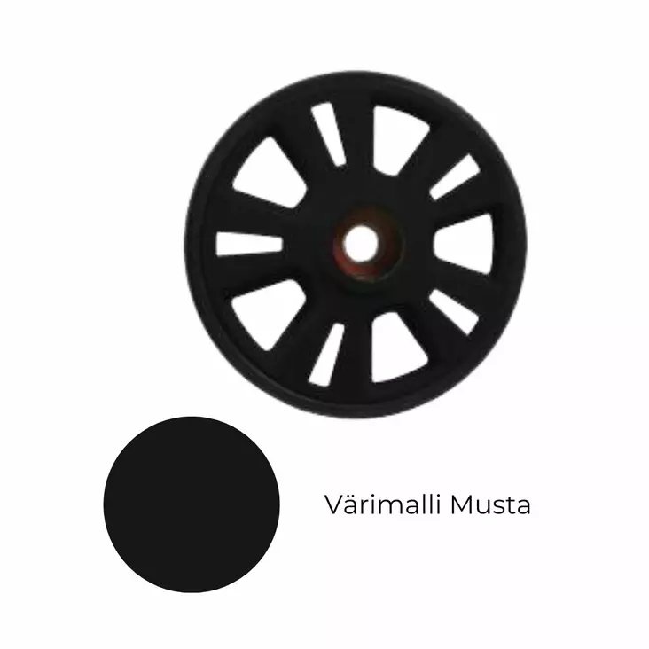 SISÄTUKIPYÖRÄ/TELAPYÖRÄ 141MM MUSTA - Lynx ja Ski-Doo telaston osat - 6400 - 1