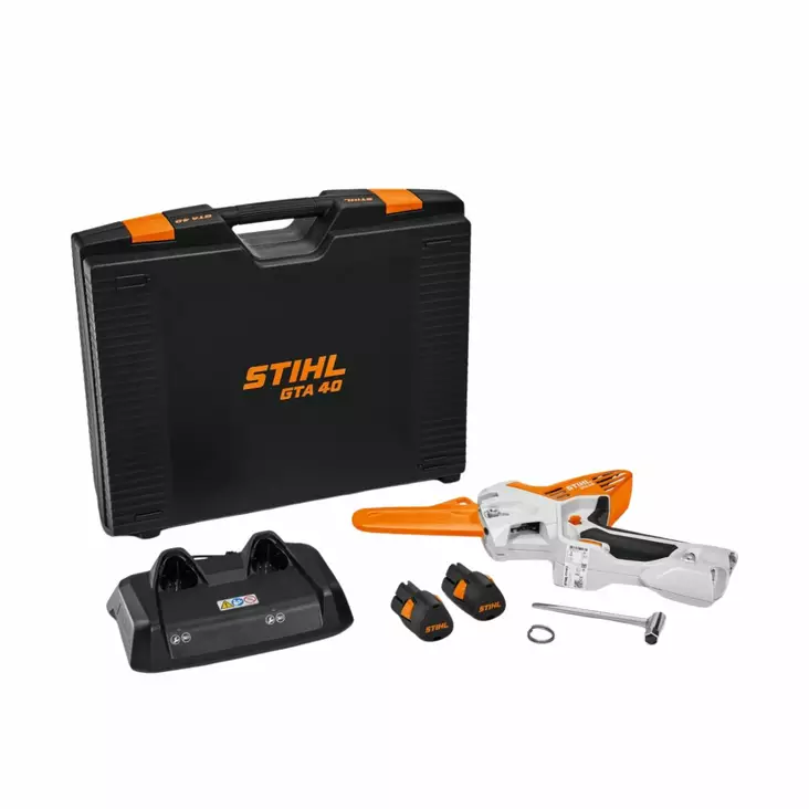 STIHL GTA 40.0 PUU- JA OKSA- AKKUSAHA (2XAKKU AS 2+LATURI AL 5-2) - STIHL akkusahat - 30450 - 1