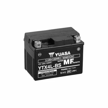 AKKU YUASA YTX4L-BS 12V 3,2Ah 50A - Mönkijän akut - 4531 - 1