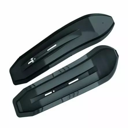 SUKSIMUOVIPARI LEVEÄ PILOT DS MUSTA - Ski-Doo sukset, muovit ja ohjainraudat - 29481 - 1