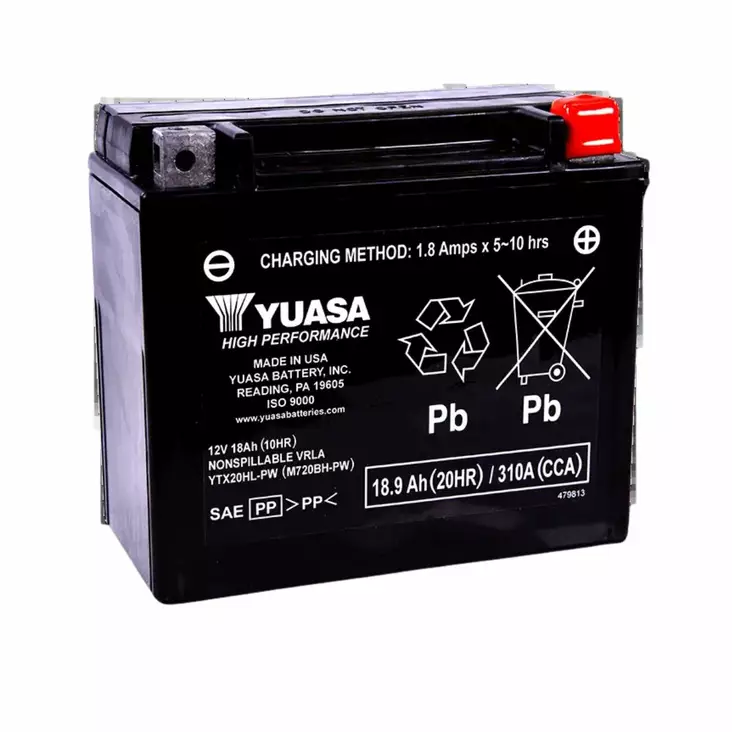 AKKU YUASA YTX20HL-PW 18AH 12V 310A - Lynx ja Ski-Doo akut - 29441 - 1
