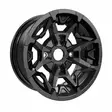 CAN-AM VANNE 14" (ETEEN) MUSTA - SSV renkaat ja vanteet - 30642 - 1