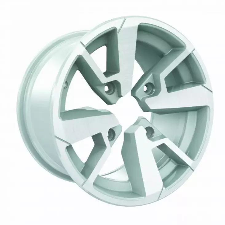 CAN-AM VANNE 14" (ETEEN) HOPEA JA KIRKASLAKATTU - ATV renkaat ja vanteet - 31002 - 1