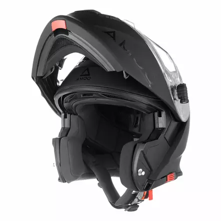 AMOQ PROTEAM FLIP-UP KYPÄRÄ SÄHKÖVISIIRILLÄ - Umpikypärät - 32063 - 2