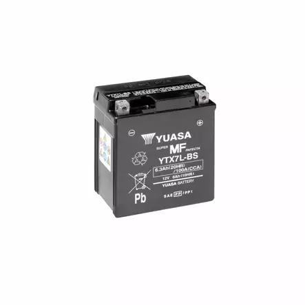 AKKU YUASA YTX7L-BS (cp) 12V 6,3Ah 100A - Lynx ja Ski-Doo akut - 7203 - 1