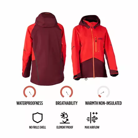 LYNX QUANTUM 2.0 TAKKI NAISTEN WINE - Lynx ajotakit - 32693 - 2