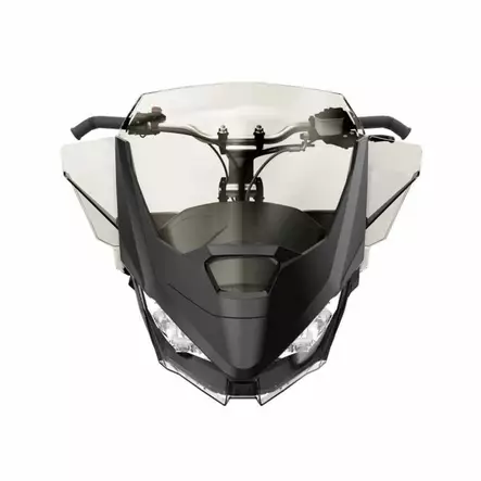 TUULILASI KESKIKORKEA 37,5 CM REV GEN4 - Ski-Doo tuulensuojaus ja peilit - 13483 - 1