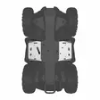 CAN-AM JALKATILAN POHJASUOJAT ALUMIINI G2,G2L OUTLANDER - ATV pohjapanssarit - 29923 - 1