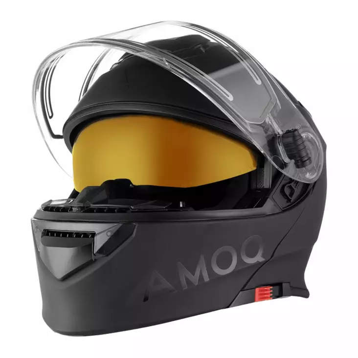 AMOQ PROTEAM FLIP-UP KYPÄRÄ SÄHKÖVISIIRILLÄ - Umpikypärät - 32063 - 1