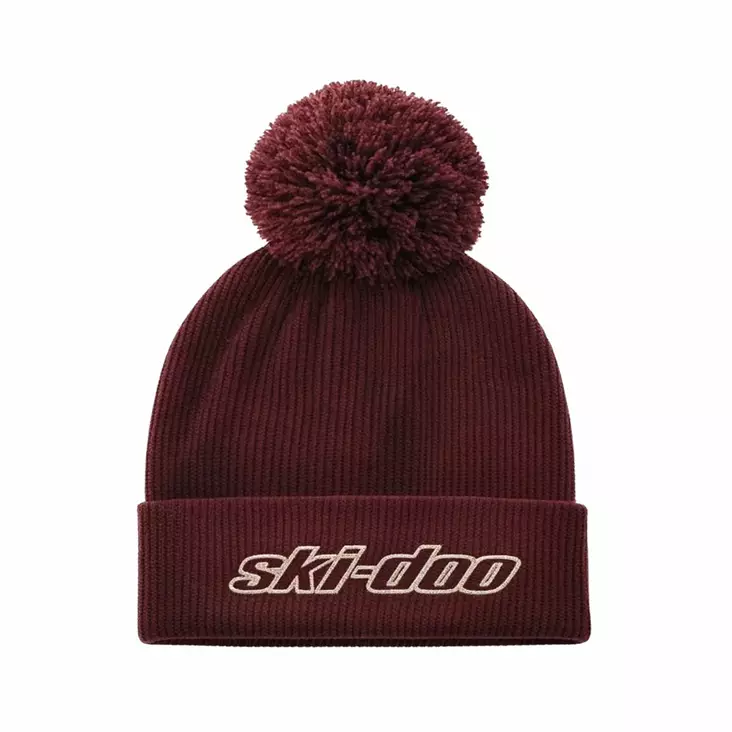 SKI-DOO POM-POM PIPO VIININPUNAINEN UNISEX ONESIZE - Ski-Doo lippalakit ja pipot - 32463 - 1