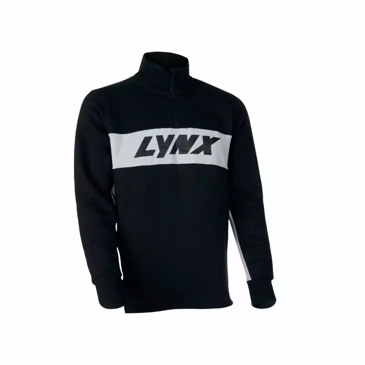 LYNX SIGNATURE FLEECE MIESTEN MUSTA - Lynx T-paidat ja paidat - 32763 - 1