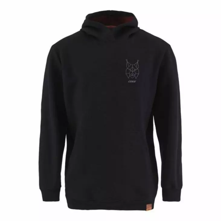 LYNX X SVALA MERINO COLLEGE HUPPARI MUSTA UNISEX - Lynx hupparit, fleecet, takit ja housut - 28663 - 1