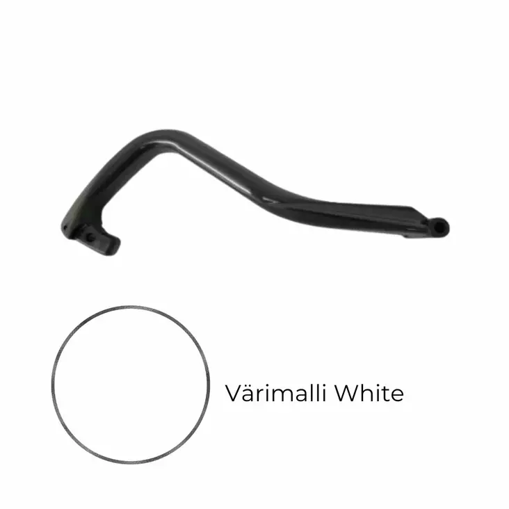 SUKSEN NOKKAKAHVA VALKOINEN - Ski-Doo sukset, muovit ja ohjainraudat - 3313 - 1