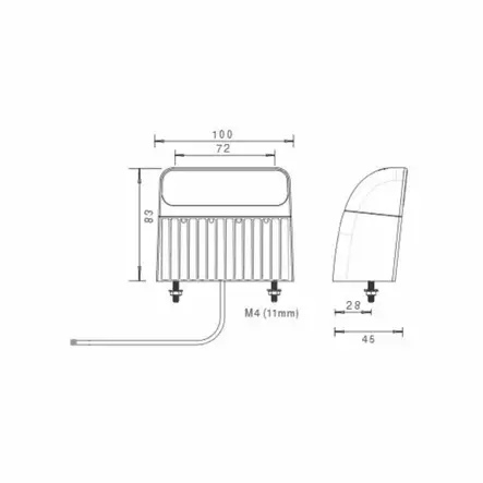 REKISTERIVALO REGPOINT II LED KORKEA - Peräkärryn varaosat ja tarvikkeet - 22094 - 2