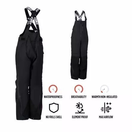 LYNX QUANTUM 2.0 HOUSUT NAISTEN MUSTA - Lynx ajohousut - 32694 - 2