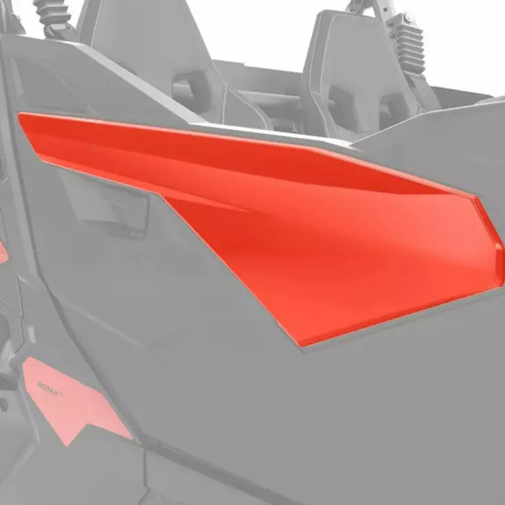 CAN-AM PUOLIOVIEN PANEELISARJA OIKEA PUNAINEN MAVERICK TRAIL - SSV katot, ohjaamot ja ovet - 26434 - 1