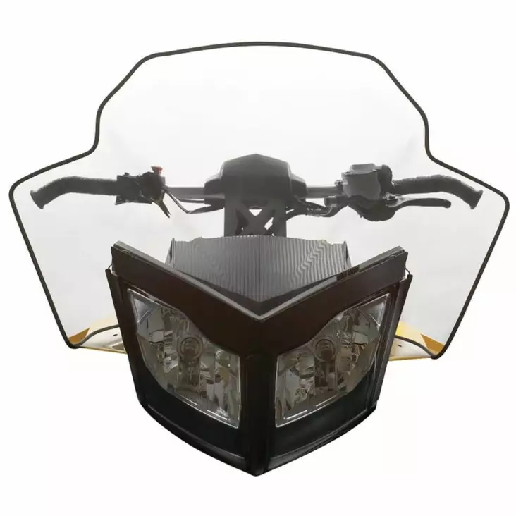 TUULILASI KORKEA SIVUILMANOHJAIMILLA JA KIINNIKKEILLÄ REV-XP - Ski-Doo tuulensuojaus ja peilit - 624 - 1