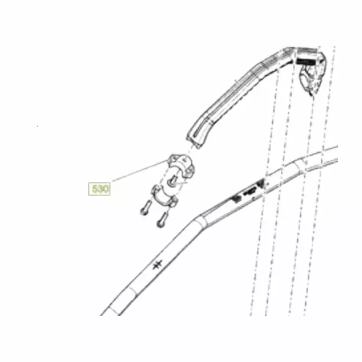 VUORISTOKAHVAN ROIKUNTAREMMIN KIINNIKE - Lynx ja Ski-Doo ohjaustangon osat - 12674 - 1