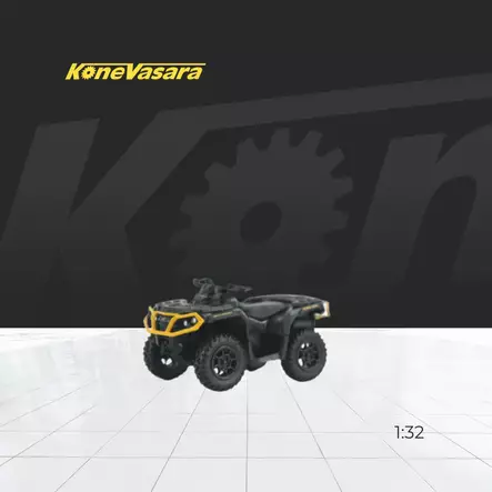 CAN-AM PIENOISMALLI 1:32 OUTLANDER XT-P 1000R 60006 - Lelut ja fanituotteet - 32625 - 1