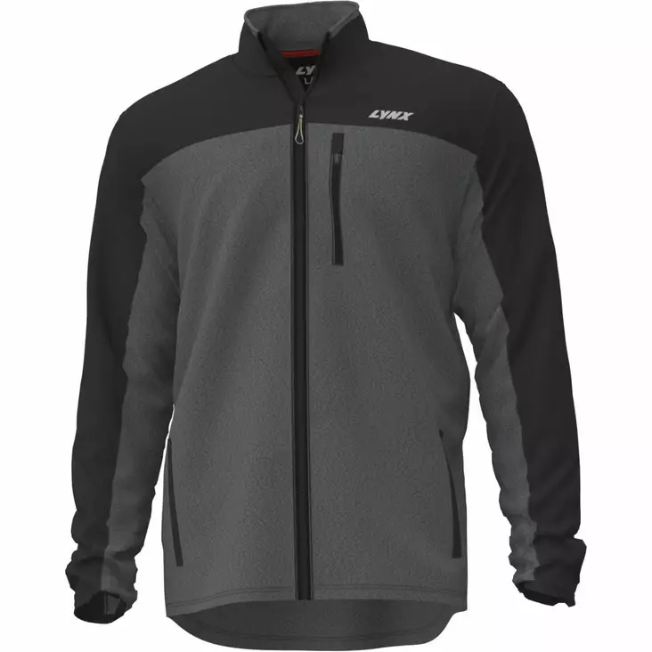 LYNX SIGNATURE TEDDY FLEECETAKKI HARMAA MIESTEN - Lynx hupparit, fleecet, takit ja housut - 28605 - 1