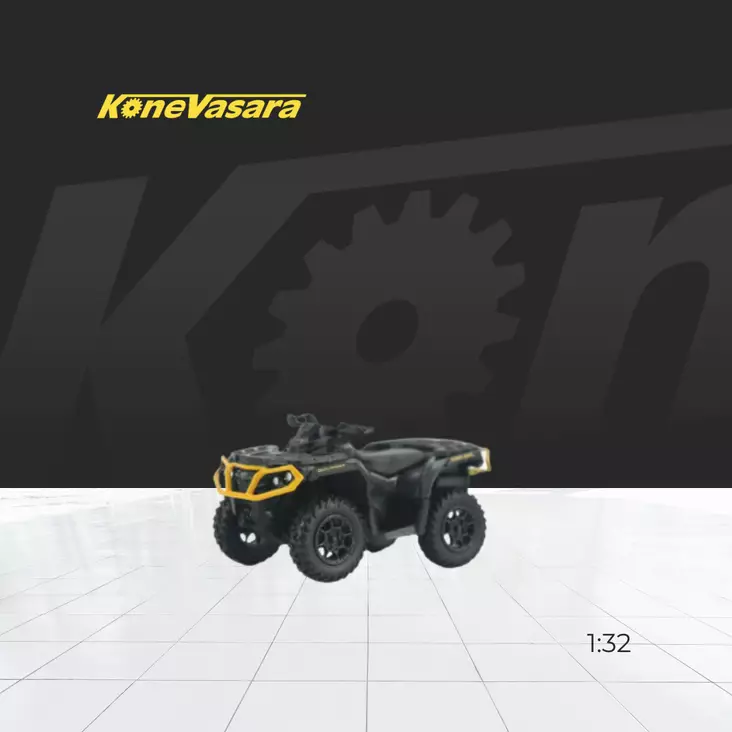 CAN-AM PIENOISMALLI 1:32 OUTLANDER XT-P 1000R 60006 - Lelut ja fanituotteet - 32625 - 1