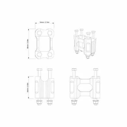 CAN-AM KOROTUSPALA 38MM OHJAUSTANKOON - ATV performance, jousitus ja alusta - 33796 - 2