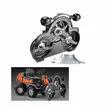 HUSQVARNA LEIKKUULAITE COMBI 94 R 200-SARJAN ETULEIKKURIIN - Husqvarna ajoleikkurit - 11736 - 3