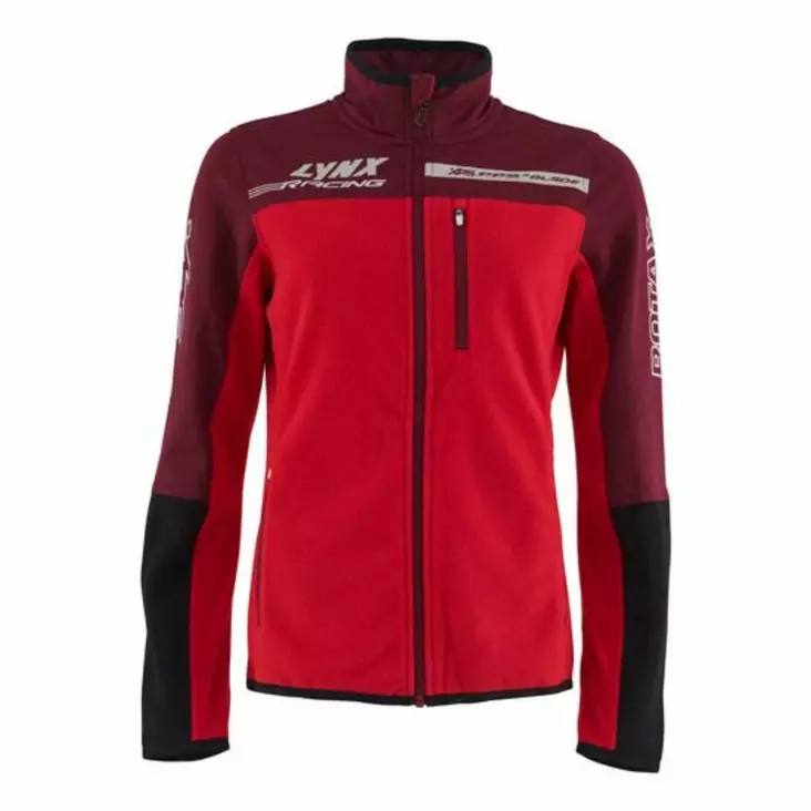 LYNX RE MIKROFLEECETAKKI PUNAINEN NAISTEN - Lynx hupparit, fleecet, takit ja housut - 28646 - 1