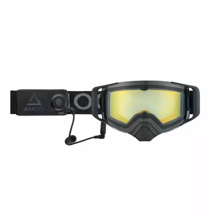 AMOQ BURNER AJOLASIT LÄMMITETTÄVÄT MAGN LINSSIT KELTAINEN - Ajolasit ja visiirit - 33286 - 1