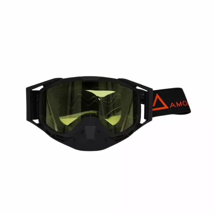 AMOQ AJOLASIT NUORTEN MUSTA-ORANSSI - KELTAINEN LINSSI - Ajolasit ja visiirit - 32556 - 1