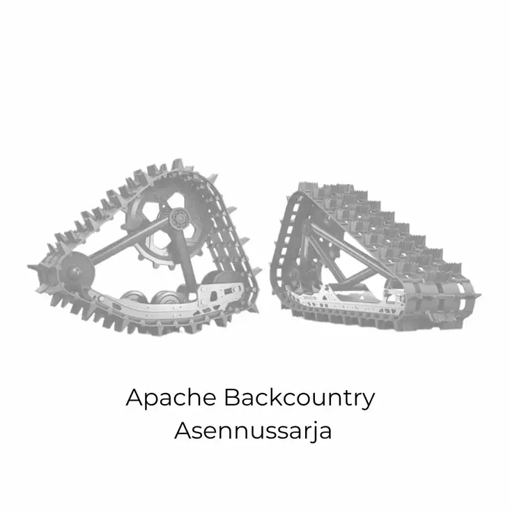 CAN-AM APACHE ASENNUSSARJA BACKCOUNTRY TELASARJAAN G3,G3L - ATV telasarjat - 30186 - 1