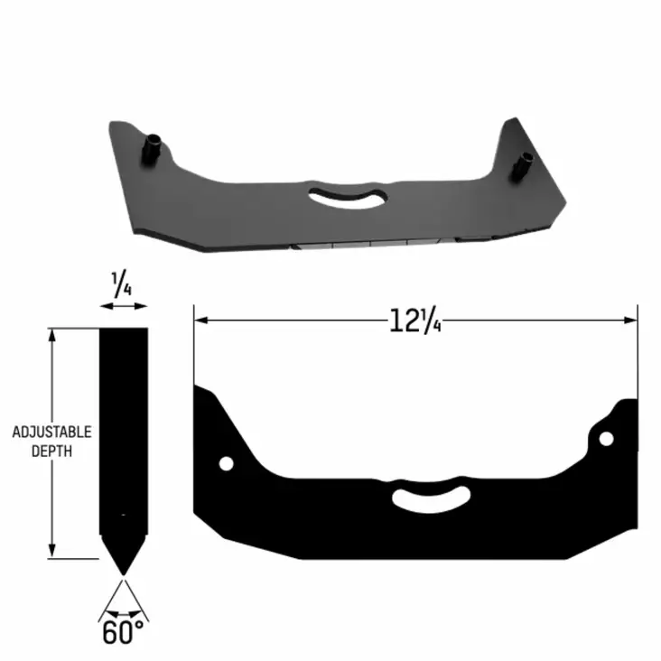 OHJAINRAUTAPARI 7" PILOT TX SUKSIIN - Ski-Doo sukset, muovit ja ohjainraudat - 29566 - 1