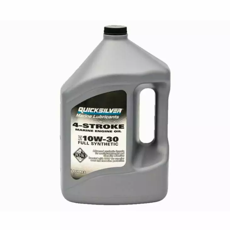 QUICKSILVER 10W-30 4-TAHTI TÄYSYNTEETTINEN MOOTTORIÖLJY 4L - Mercury huoltotarvikkeet - 31606 - 1