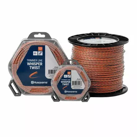 HUSQVARNA SIIMA WHISPER TWIST 2,4mm 77m - Husqvarna terälaitteet ja siimapäät - 26117 - 2
