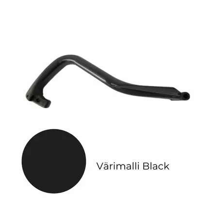 SUKSEN NOKKAKAHVA MUSTA - Ski-Doo sukset, muovit ja ohjainraudat - 3067 - 1