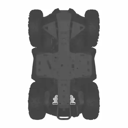 CAN-AM TASAUSPYÖRÄSTÖN SUOJAT TAAKSE ALUMIINI G2,G2L,G2S - ATV pohjapanssarit - 29927 - 1