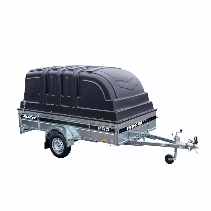 AKU CP350-LH PRO 825kg PERÄVAUNU + KUOMU 100 CM MUSTA - Perävaunut - 29497 - 1