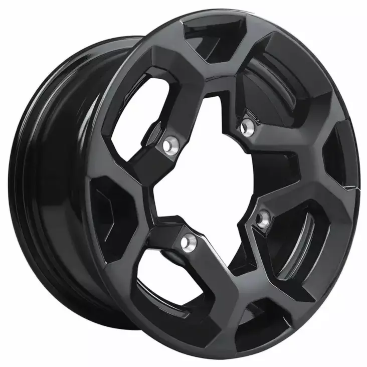 CAN-AM OUTLANDER VANNE 12" (ETEEN) MUSTA JA KIRKASLAKATTU - ATV renkaat ja vanteet - 16967 - 1