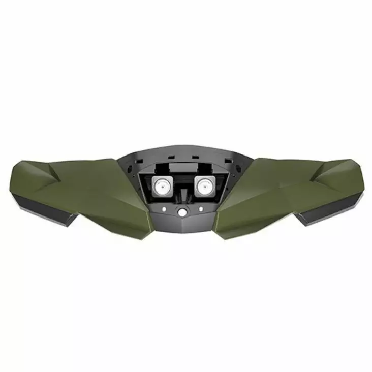 CAN-AM ILMAOHJAIN TUULILASIIN DELUXE SQUADRON GREEN - ATV tuulilasit, tuuliohjaimet ja peilit - 28897 - 1