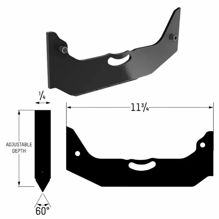 OHJAINRAUTAPARI 7" PILOT TS SUKSIIN - Ski-Doo sukset, muovit ja ohjainraudat - 29567 - 1