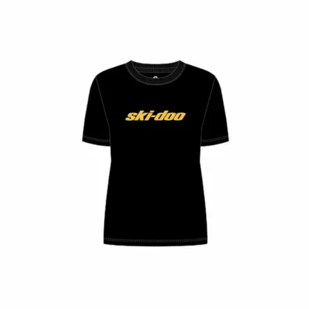 SKI-DOO T-PAITA NAISTEN MUSTA/KELTAINEN - Ski-Doo T-paidat ja paidat - 34678 - 1