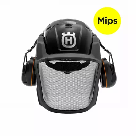 HUSQVARNA KYPÄRÄ TECHNICAL FOREST HARMAA MIPS - Metsurin kypärät ja kuulosuojaimet - 32168 - 2