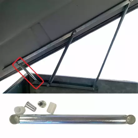 JAXAL KUOMUN LYHYT VÄLIRAUTA + HOLKIT JA MUTTERIT - Peräkärryn varaosat ja tarvikkeet - 20938 - 1